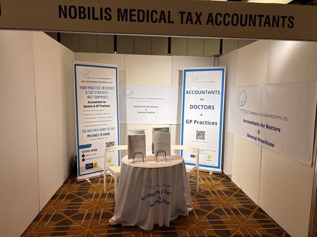 The Nobilis exhibition stand at the Melbourne conference.
